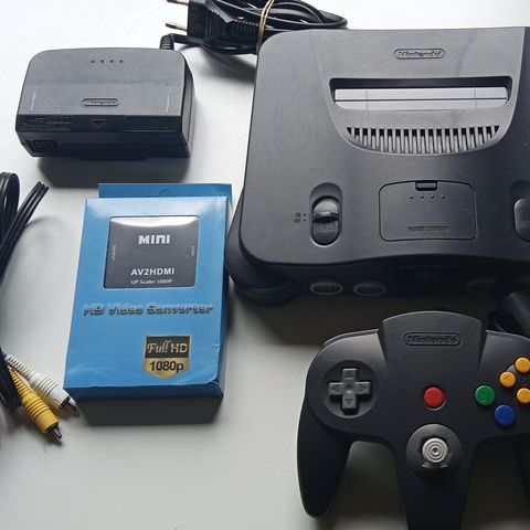 Nintendo 64 & Super Nintendo konsollpakker !