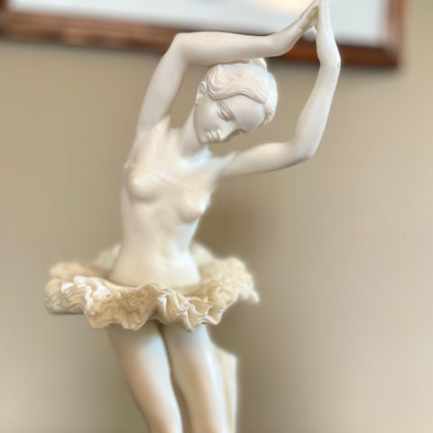 Vintage ballerina skulptur/figur