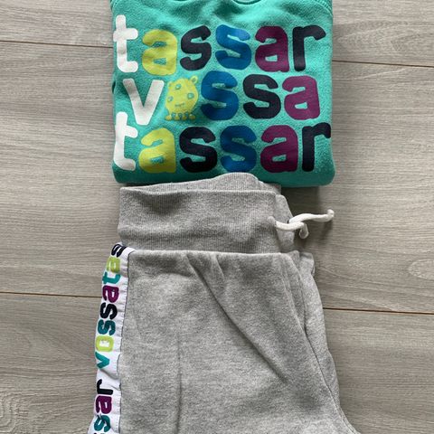 Vossatassar joggedress str 120