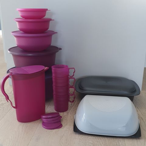 UBRUKT TUPPERWARE - Ultrapro 5,7 - ALOHA boller/drikke - CheeSmart stor