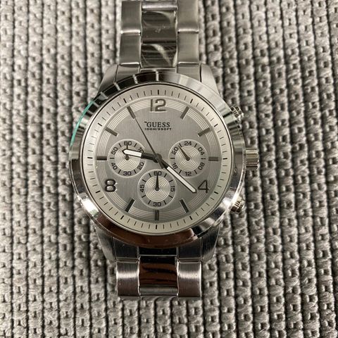 Guess Chronograph Silver Stainless Steel (U13577G1)