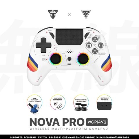 Fantech Nova Pro WGP14V2 spillekontroll/gaming med hall effect (inkl.frakt)