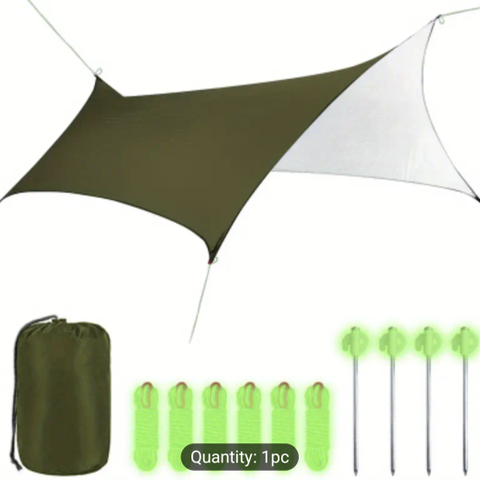 Zenicham Waterproof Camping Tarp, sekskantet