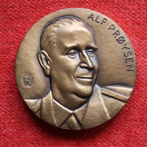 Alf Prøysen - medalje fra 1976 - kr 100