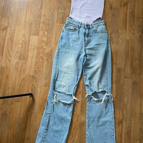 Klespakke -jeans og body/topp