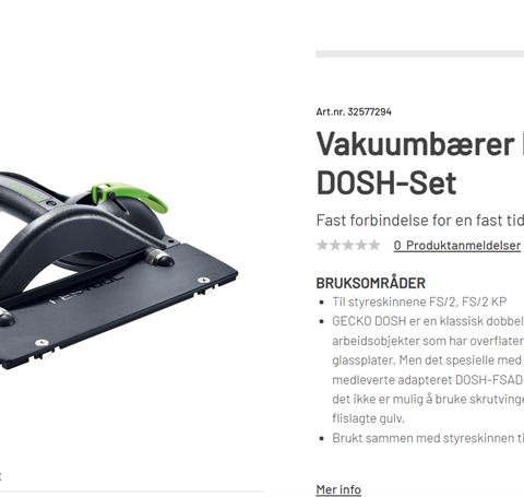 2 Stk Festool GECKO DOSH-Set