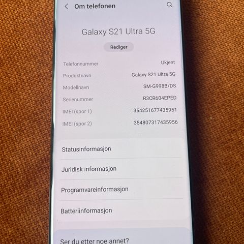 Samsung Galaxy S21 Ultra 5G 128 GB