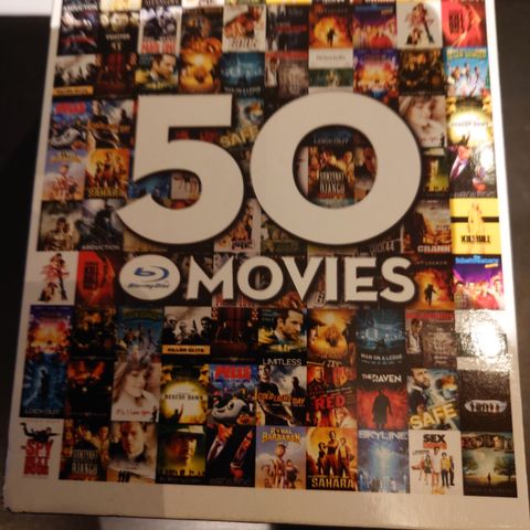 50 BLUE-RAY FILMER I 1 BOX