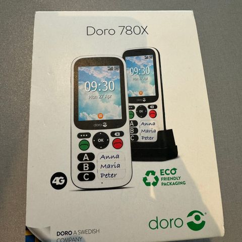 Helt ny Doro 780X telefon selges  (ikke brukt)