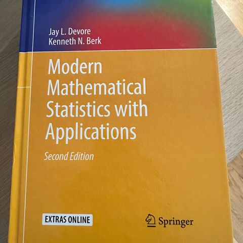 Modern mathematical statistics with applications til salgs