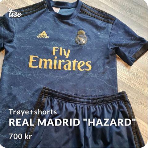 Real Madrid drakt "Hazard".