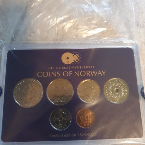 Myntsett  coins of Norway   limited editon 2022