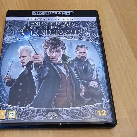 Fantastic Beasts: The Crimes of Grindelwald på 4K Ultra HD + Blu-ray selges