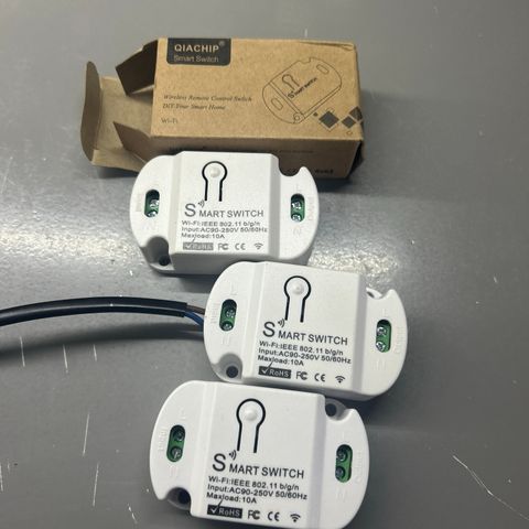 3x Qiachip WiFi Smart switch