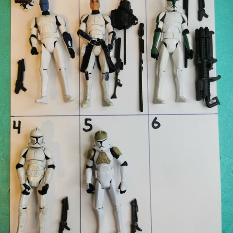 Star Wars The Clone Wars figurer