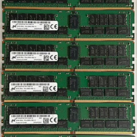 Micron ( 32GB ) PC4-21300 DDR4-2666MHz ECC Server Registered CL19 RDIMM 1.2V