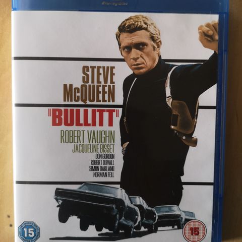 Bullitt med Steve McQueen. Blue-Ray.