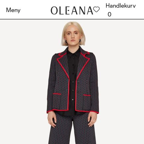 OLEANA  - klassisk blazer