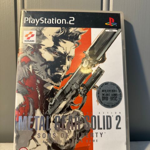 PlayStation 2 / PS2 Metal Gear Solid 2 Sons of Liberty