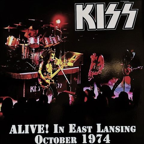 Kiss - Alive ! In East Lansing October 1974 LP Skjelden