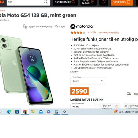 Motorola Moto G54 128 GB