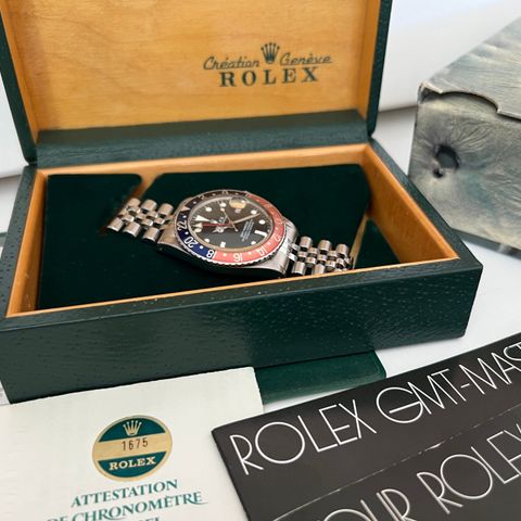 Rolex GMT Master 16750, Norsk (1979)  - NY PRIS