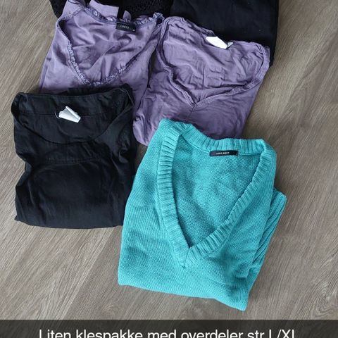 Liten klespakke med overdeler str L/XL