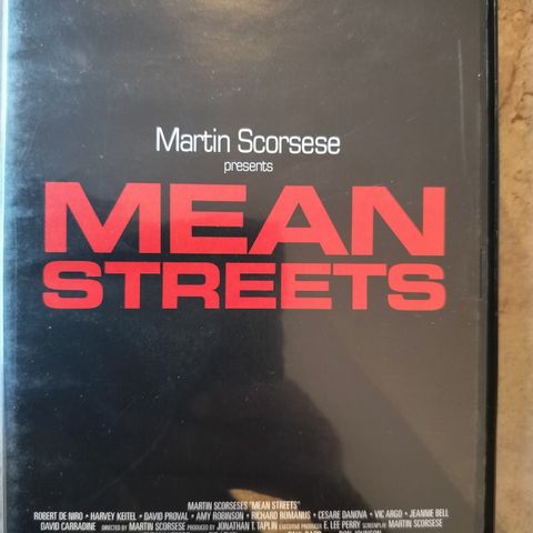 Mean Streets ( DVD) 1973 - Robert De Niro - Harvey Keitel