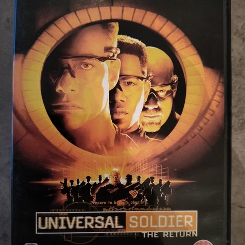 Universal Soldier - The Return ( DVD) Van Damme - 1999 - 100 kr inkl frakt