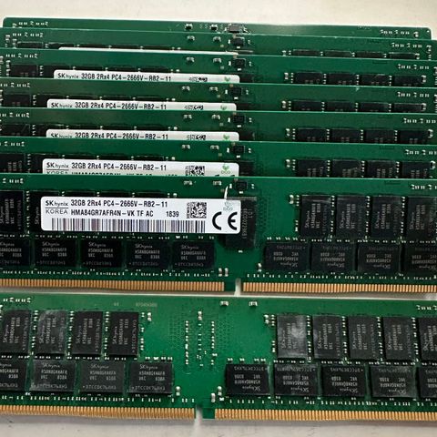 Micron 32GB PC4-21300 DDR4-2666MHz ECC Server Registered CL19 RDIMM 1.2V