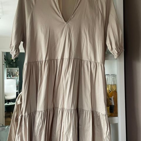 Levete beige kjole XL bomull