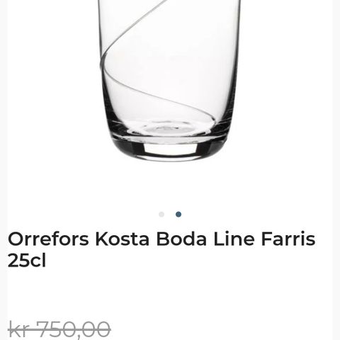 16 stk div Orrefors Kosta Boda glass Line serien