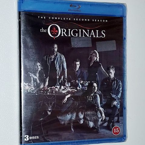 3 BLU RAY .THE ORIGINALS.THE COMPLETE  SECOND SEASON.UÅPNET.