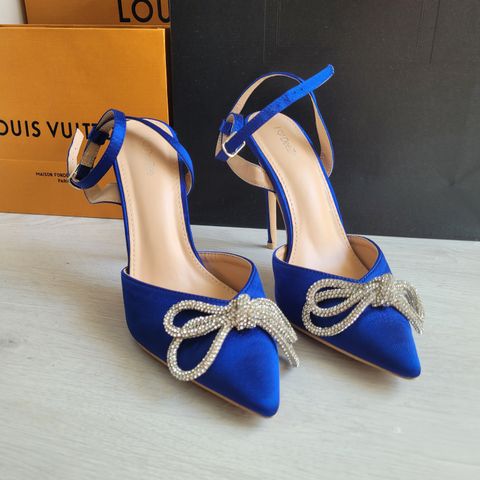 Ribbon high heels sløyfe 38