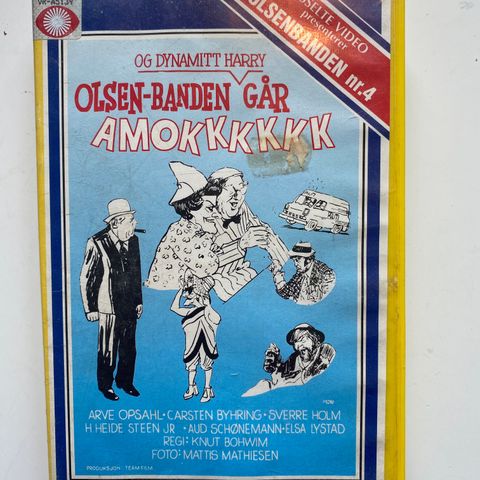 Olsenbanden og Dynamitt-Harry går amok VHS