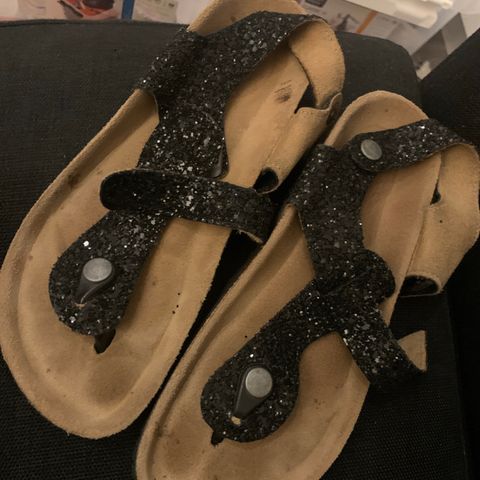 Sofie Schnoor sandaler - sort glitter