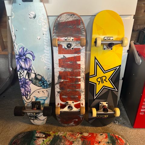 Longboard og skateboard