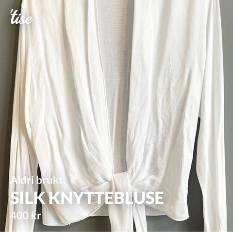 Silk Knyttebluse