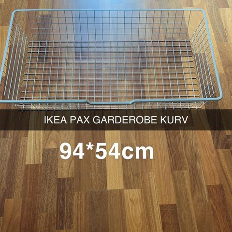 PAX garderobeskap kurv