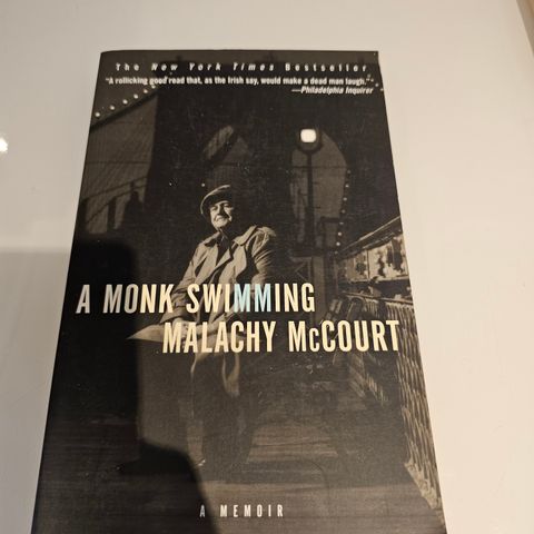 A monk swimming. Malachy McCourt