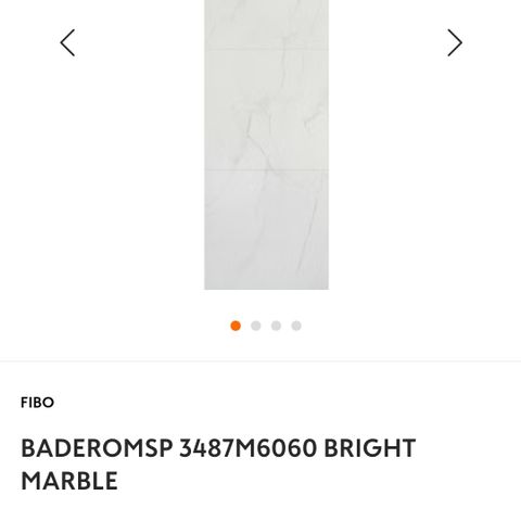 Fibo baderomspanel Bright marble