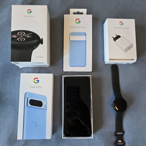 Google Pixel Pro 8 256 Gb Bay + Google Pixel Watch 2 Wifi