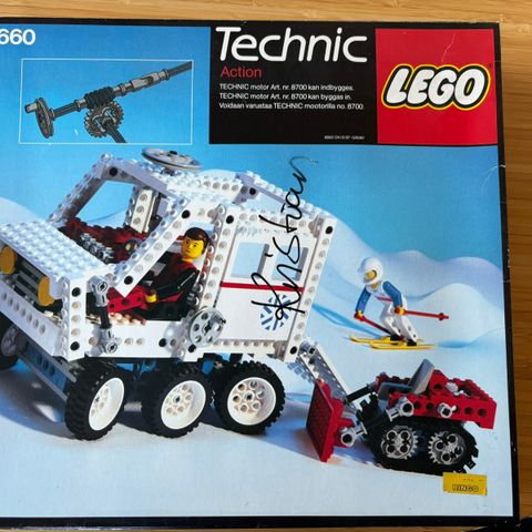 Lego Technic 8660 - Arctic Rescue Unit -med eske og ekstra figurer  - vintage