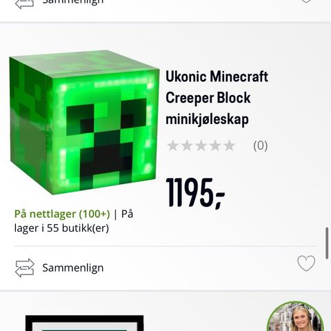 minecraft kjøleskap ønskes kjøpt