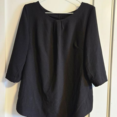 Svart bluse/topp str L