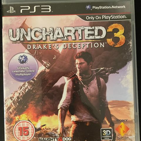 Komplett Uncharted 3: Drakes Deception PS3