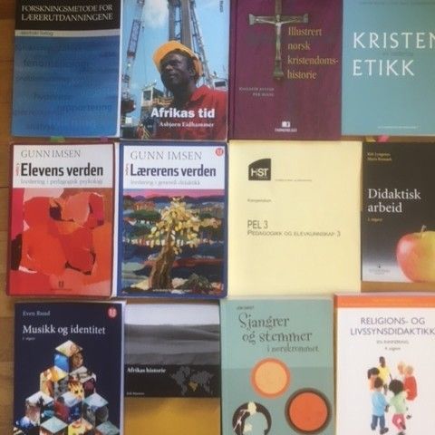 Faglitteratur  -  Kristendom,  historie, musikk, pedagogikk, norsk