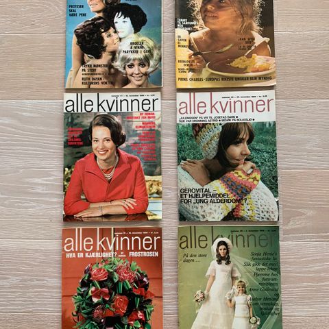 Ukeblad - Alle Kvinner - år 1969