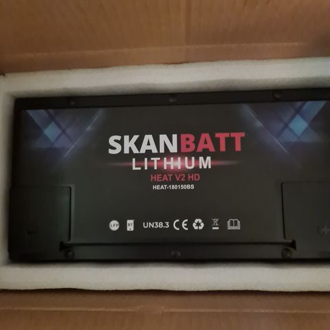 Skanbatt V2 Litium Heat 12V 180Ah 150A BMS.