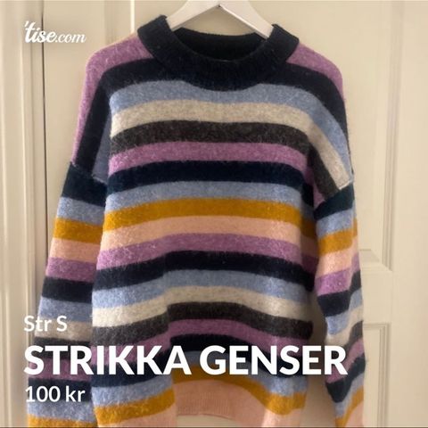 Strikka genser